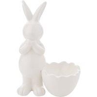 Eggs-traordinary Gift Co. White Porcelain Standing Bunny Ornament