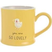Celebrations - Love Life - /'You/'re So Lovely/' Birthday Ceramic Mug - Kitchen Gifting and Homeware for Tea, Coffee & Hot Drinks - 330ml / 11.15oz.