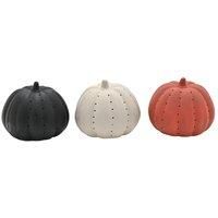Set of 3 Mini LED Light Up Pumpkins