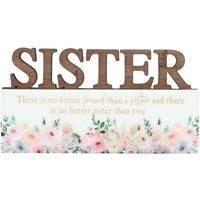 The Cottage Garden Sister Word Plaque