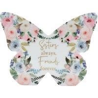 The Cottage Garden Sister Butterfly Plaque