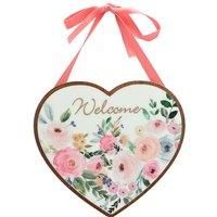 The Cottage Garden Welcome Hanging Plaque