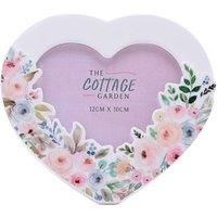 The Cottage Garden Heart Photo Frame