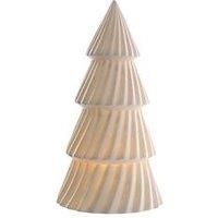The Christmas Gift Co Ceramic Led Light Up Christmas Tree 19Cm