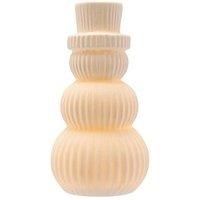 The Christmas Gift Co Ceramic Led Light Up Snowman 14Cm