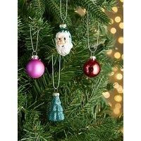 Set Of 18 Whimsical Christmas Tree Baubles