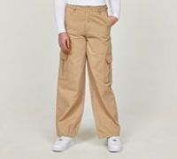 Condemned Nation Girls Kai Cargo Pant - Beige - Size L/G