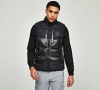 Zavetti Canada Robelli Puffer Gilet - Black - Size XS