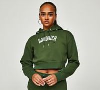 Hoodrich Womens OG Calor Overhead Hoodie - Green - Size XS