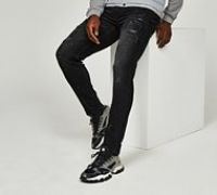 Alessandro Zavetti Apollo 005 Slim Fit Denim Jean - Black - Size 30