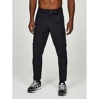 Alessandro Zavetti Nardo Woven Cargo Short - Black - Size L