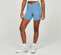 Forena Womens Smooth Like Butter Short - Blue - Size M