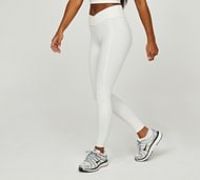 Forena Womens Smooth Like Butter Legging - White - Size XL