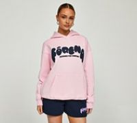 Forena Womens Designed for Comfort Oversized Hoodie - Pink - Size XS
