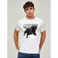 Alessandro Zavetti Sciopero T-Shirt - White - Size S