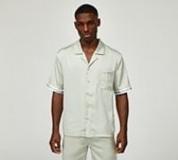 Belier Resort Contrast Shirt - Stone - Size M
