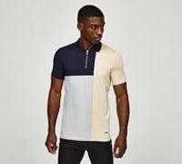 Belier Cut and Sew Polo Shirt - Navy - Size XS
