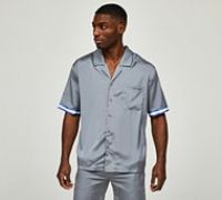 Belier Resort Contrast Shirt - Grey - Size L
