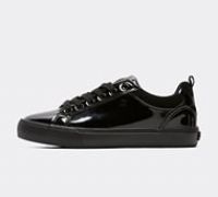 Mtissier Junior Monza Patent Trainer - Black - Size 4