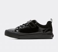 Mtissier Infant Monza Patent Trainer - Black - Size 2