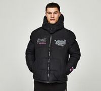 Dripmade Street Tour 2.0 Short Puffer Jacket - Black - Size XL