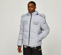 Dripmade Street Tour 2.0 Short Puffer Jacket - Grey - Size L