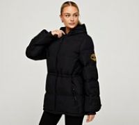 Zavetti Canada Womens Remila Puffer Jacket - Black - Size S