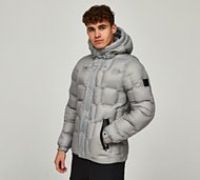 Alessandro Zavetti Bonetti Puffer Jacket - Grey - Size S