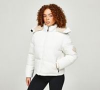 Zavetti Canada Womens Alovotina Puffer Jacket - White - Size L