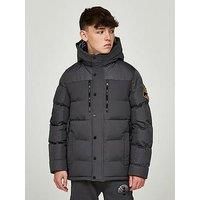 Zavetti Canada Junior Raffino Puffer Jacket - Grey