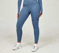 Monterrain Womens Altitude 2.0 7/8 Running Legging - Blue - Size XS