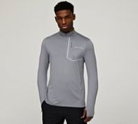 Monterrain Ramble 3.0 Quarter Sleeve Long Sleeve T-Shirt - Grey - Size M