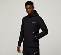 Monterrain Totality Woven Running Hoodie - Black - Size XS