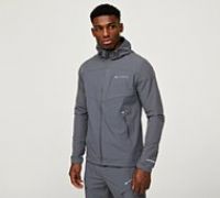 Monterrain Totality Woven Running Hoodie - Grey - Size L