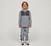 Monterrain Nursery Form Woven Colourblock Tracksuit - Grey - Size 5-6Y