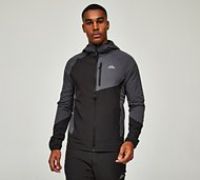 Alpyrex Solo 2.0 Woven Full Zip Hoodie - Black - Size 2XL