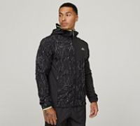 Alpyrex Hadex Woven Zip Through Hoodie - Black - Size L