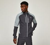 Alpyrex Tarax Woven Full Zip Hoodie - Grey - Size XS