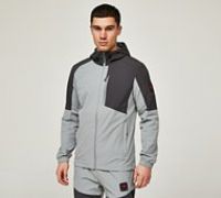 Zavetti Canada Atarezzi 2.0 Woven Zip Through Hoodie - Grey - Size S