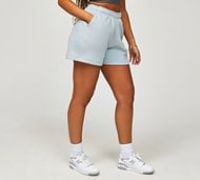 Girl Knows All Womens Balance Fleece Short - Grey - Size S