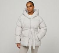 Forena Womens Amplified 2.0 Wrap Puffer Jacket - White - Size XL