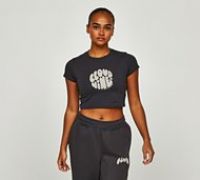 Forena Womens Cloud Nine Baby T-Shirt - Grey - Size L