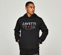 Zavetti Canada Ovello Contour Overhead Hoodie - Black - Size XXS