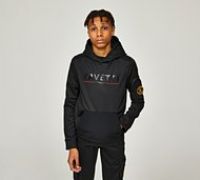 Zavetti Canada Junior Jaletto Overhead Hoodie - Black - Size L/B