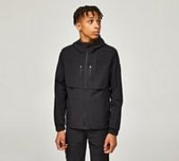 Zavetti Canada Junior Revosso Woven Full Zip Hoodie - Black - Size L/B