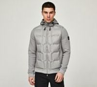 Alessandro Zavetti Bonetti Quilted Hybrid Jacket - Grey - Size 2XL