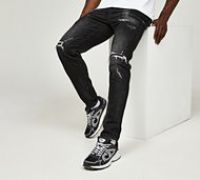 Alessandro Zavetti Pastini Loose Carrot Fit Denim Jean - Black - Size 28