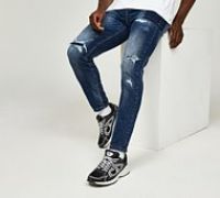 Alessandro Zavetti Pastini Loose Carrot Fit Denim Jean - Blue - Size 32