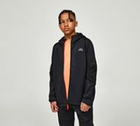 Alpyrex Junior Kalmat Poly Full Zip Hoodie - Black - Size XL/B