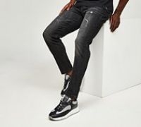CLBR Slim Fit Washed Relax Fit Denim Jean - Black - Size 28